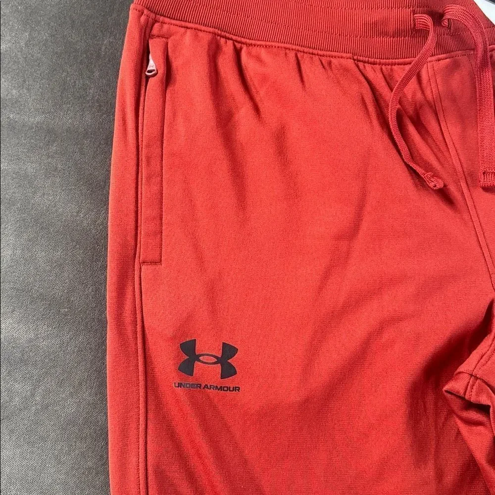 Under Armour Boys Icon Knit Pants Joggers Loose Fit Drawstring Waist Size XL NWT